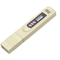 Medidor de calidad del agua de pureza TDS con pantalla digital LCD (gris)